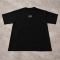 Schwarzes Oversize T-Shirt 777 Stick mx777clo