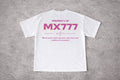 Weißes Oversized T-Shirt mit Front- & Backprint mx777clo